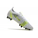 New Nike Mercurial Vapor 14 Elite AG White Black Metallic Silver Volt