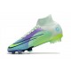 Nike Mercurial Superfly 8 Elite DF FG Dream Speed 5 - Barely Green Volt Electro Purple