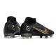 Nike Mercurial Superfly 8 Elite DF FG Shadow - Black Metallic Gold Metallic Silver