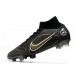 Nike Mercurial Superfly 8 Elite DF FG Shadow - Black Metallic Gold Metallic Silver