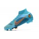 Nike Mercurial Superfly 8 Elite DF FG Blueprint - Chlorine Blue Laser Orange Marina