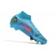 Nike Mercurial Superfly 8 Elite DF FG Blueprint - Chlorine Blue Laser Orange Marina