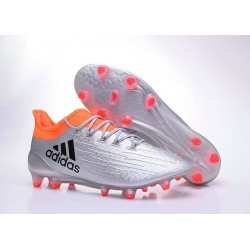 New 2016 adidas X 16.1 FG Firm Ground Soccer Boots Silver Black Orange