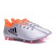 New 2016 adidas X 16.1 FG Firm Ground Soccer Boots Silver Black Orange