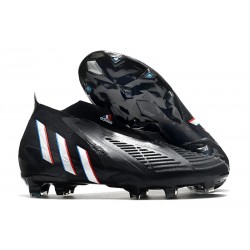 adidas Predator Edge+ FG News Boots Core Black White Vivid Red