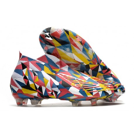 adidas Predator Edge+ FG News Boots Bright Blue Team Yellow Solar Red