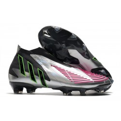 adidas Predator Edge+ FG News Boots Silver Black Solar Pink