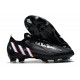 adidas Predator Edge.1 FG Low Cleat Darkness - Core Black White Vivid Red