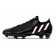 adidas Predator Edge.1 FG Low Cleat Darkness - Core Black White Vivid Red