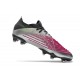 adidas Predator Edge.1 FG Low Cleat Silver Black Solar Pink