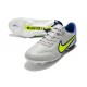 New Nike Tiempo Legend IX Elite FG Grey Fog Volt Sapphire