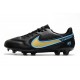 New Nike Tiempo Legend IX Elite FG Black Gold Blue
