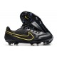 New Nike Tiempo Legend IX Elite FG Black Metallic Dark Grey Anthracite