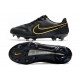 New Nike Tiempo Legend IX Elite FG Black Metallic Dark Grey Anthracite