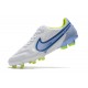 New Nike Tiempo Legend IX Elite FG White Blue