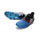 Top adidas X 16+ Purechaos FG Football Cleats Black Shock Blue