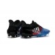 Top adidas X 16+ Purechaos FG Football Cleats Black Shock Blue