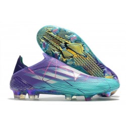 adidas X Speedflow+ FG News Purple Rush Silver Metallic Mint Rush
