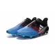 Top adidas X 16+ Purechaos FG Football Cleats Black Shock Blue