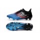 Top adidas X 16+ Purechaos FG Football Cleats Black Shock Blue