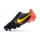 New Nike Tiempo Legend IX Elite FG Black Yellow Red