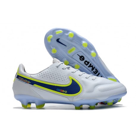 New Nike Tiempo Legend IX Elite FG White Blue