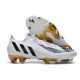 adidas Predator Edge.1 FG Low Cleat White Gold Black