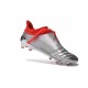 Top adidas X 16+ Purechaos FG Football Cleats Silver Black Red