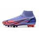 Nike Mercurial Superfly 8 Elite DF AG Nike Mercurial Superfly 8 Elite DF AG Mbappe Light Thistle Metallic Silver