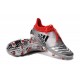 Top adidas X 16+ Purechaos FG Football Cleats Silver Black Red
