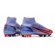 Nike Mercurial Superfly 8 Elite DF AG Nike Mercurial Superfly 8 Elite DF AG Mbappe Light Thistle Metallic Silver