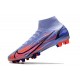 Nike Mercurial Superfly 8 Elite DF AG Nike Mercurial Superfly 8 Elite DF AG Mbappe Light Thistle Metallic Silver