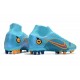 Nike Mercurial Superfly 8 Elite DF AG Blueprint - Chlorine Blue Laser Orange Marina