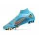 Nike Mercurial Superfly 8 Elite DF AG Blueprint - Chlorine Blue Laser Orange Marina