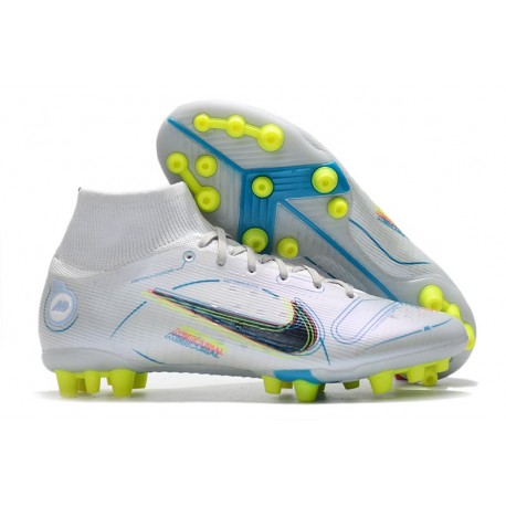 Nike Mercurial Superfly 8 Elite DF AG Grey Blackened Blue