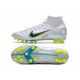 Nike Mercurial Superfly 8 Elite DF AG Grey Blackened Blue
