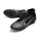 Nike Mercurial Superfly 8 Elite DF AG Shadow - Black Metallic Gold Metallic Silver