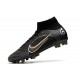 Nike Mercurial Superfly 8 Elite DF AG Shadow - Black Metallic Gold Metallic Silver