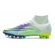 Nike Mercurial Superfly 8 Elite DF AG Dream Speed 5 - Barely Green Volt Electro Purple
