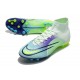 Nike Mercurial Superfly 8 Elite DF AG Dream Speed 5 - Barely Green Volt Electro Purple