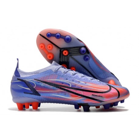 New Nike Mercurial Vapor 14 Elite AG Mbappe Light Thistle Metallic Silver