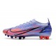 New Nike Mercurial Vapor 14 Elite AG Mbappe Light Thistle Metallic Silver