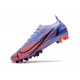 New Nike Mercurial Vapor 14 Elite AG Mbappe Light Thistle Metallic Silver