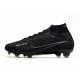 Nike Zoom Mercurial Superfly IX Elite FG Boots Black Grey Volt