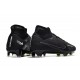 Nike Zoom Mercurial Superfly IX Elite FG Boots Black Grey Volt