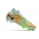 Nike Zoom Mercurial Superfly IX Elite FG Boots Green Dark Blue Orange