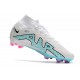 Nike Zoom Mercurial Superfly IX Elite FG Boots White Blue