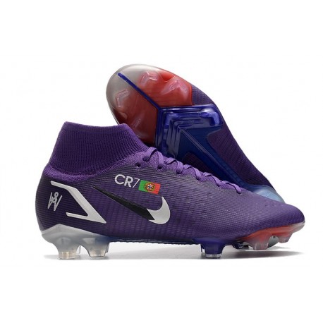 Nike Mercurial Superfly 8 Elite DF FG Ronaldo CR7 Purple