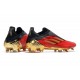 adidas X Speedflow+ FG News Vivid Red Gold Metallic Core Black