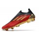 adidas X Speedflow+ FG News Vivid Red Gold Metallic Core Black